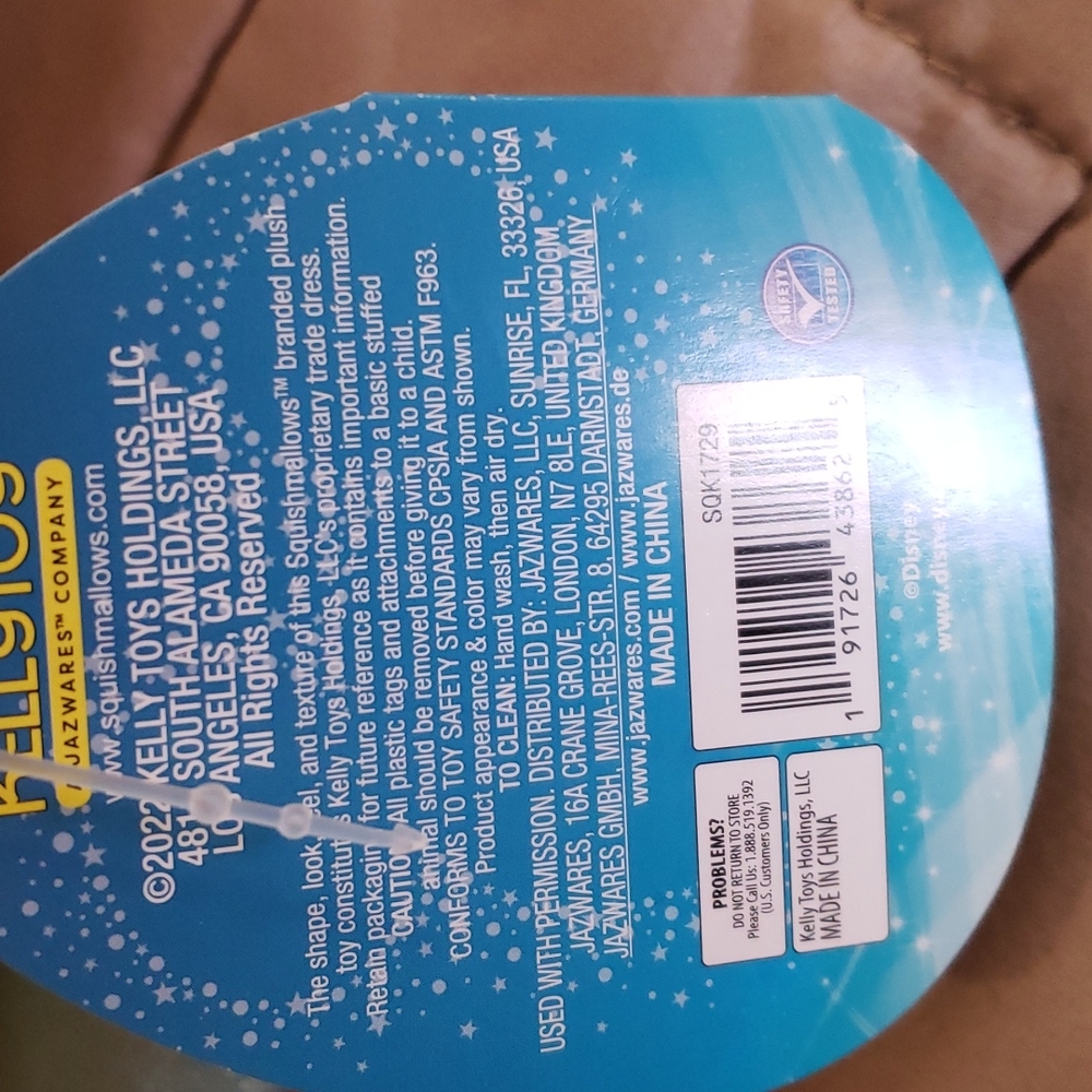 14 inch Squishmallow Tinkerbell plush - Picture 3 of 5